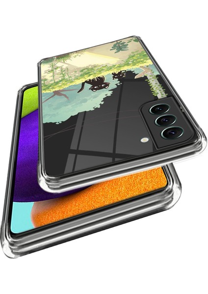 Samsung Galaxy S24+ Tpu Case Anti-Çizelge Desen Baskı Telefon Kapağı (Yurt Dışından)