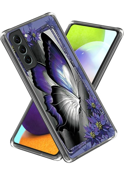 Samsung Galaxy S24+ Tpu Vaka Deseni Baskı Önleme Önleyici Kapak (Yurt Dışından)