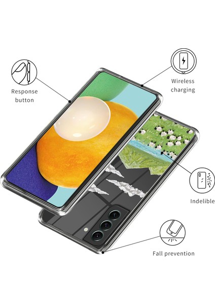 Samsung Galaxy S24+ Tpu Case Anti-Çizelge Desen Baskı Telefon Kapağı (Yurt Dışından)