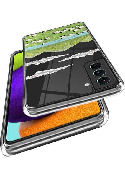 Samsung Galaxy S24+ Tpu Case Anti-Çizelge Desen Baskı Telefon Kapağı (Yurt Dışından)