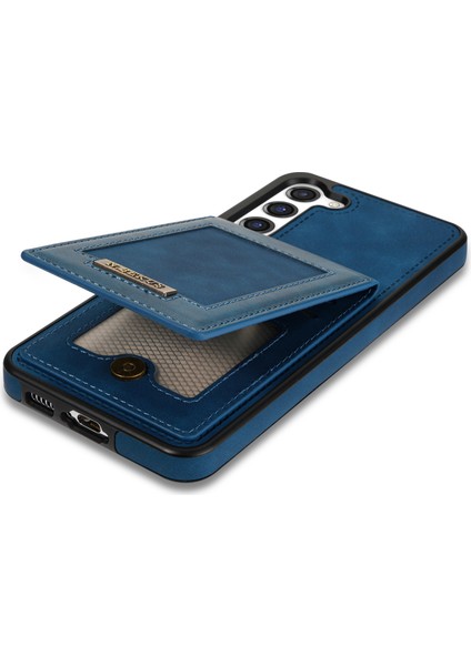 Samsung Galaxy S24 Kickstand Card Slots Case Rfıd Engelleme Deri Arka Kapak (Yurt Dışından) modelleri