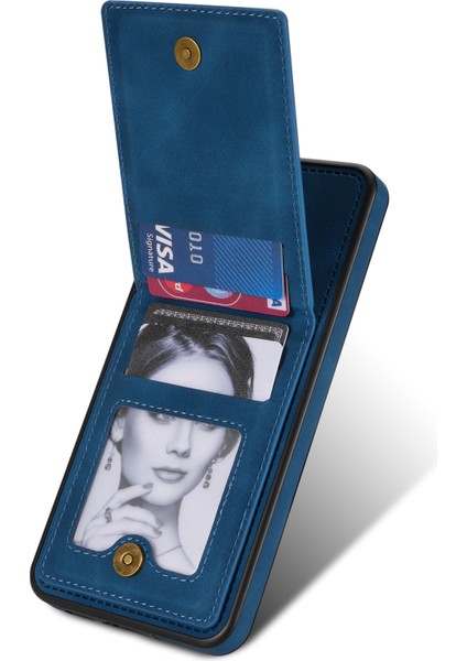 Samsung Galaxy S24 Kickstand Card Slots Case Rfıd Engelleme Deri Arka Kapak (Yurt Dışından) indirimleri