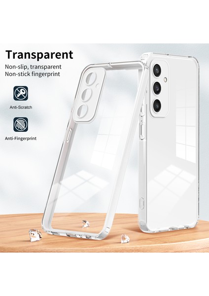Samsung Galaxy S24+ Renkli Çerçeve Şeffaf Telefon Kapağı (Yurt Dışından) fırsatları