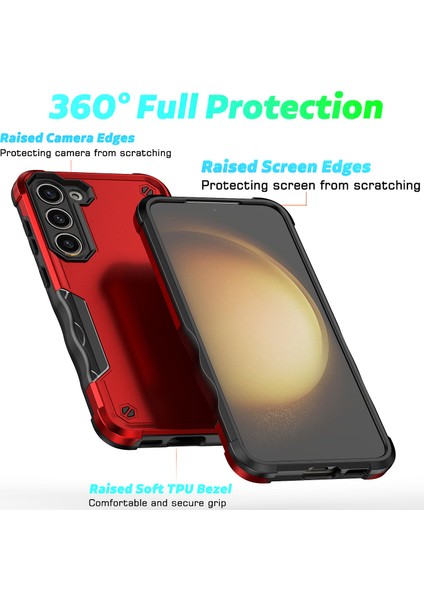 Samsung Galaxy S24+ Shockproof Cover Slip Anti-Slip S Geliştirilmiş Köşe (Yurt Dışından) indirimleri
