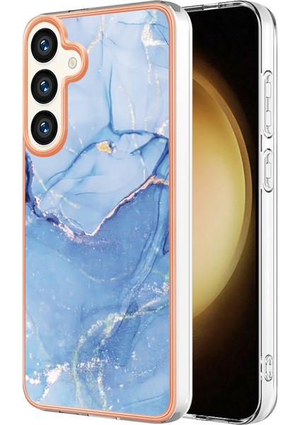 Samsung Galaxy S24 Mermer Kılıf Tpu Tpu Anti-Scratch Telefon Kapağı (Yurt Dışından)