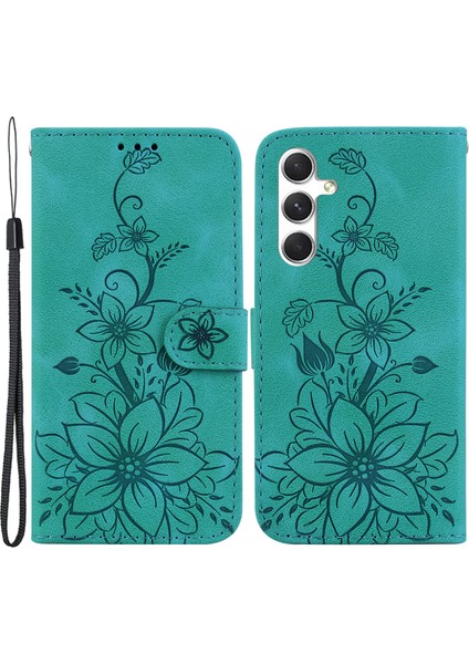 Samsung Galaxy S24 Çiçek Izni Cüzdan Telefon Kapağı Için (Yurt Dışından)