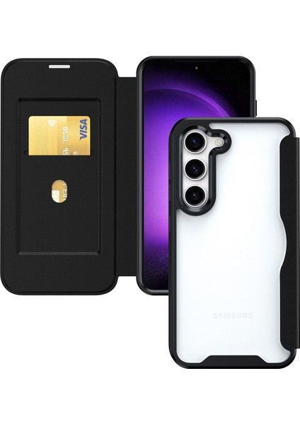 Samsung Galaxy S24+ Telefon Kılıfı Şok Geçirmez Rfıd Engelleme Kapağı (Yurt Dışından)