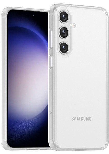 Samsung Galaxy S24+ Cep Telefonu Kılıfı Şok Geçirmez Yarı Saydam Mat Tpu+ Pc Arka Kapak (Yurt Dışından)