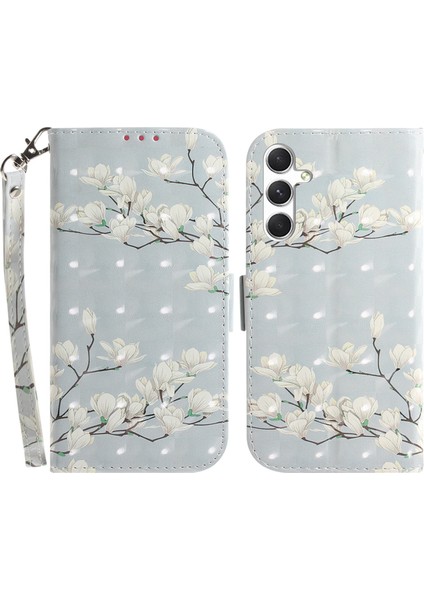 Samsung Galaxy S24+ Pu Kapaklı Kapak Askılı Darbeye Dayanıklı Cüzdan Telefon Kılıfı (Yurt Dışından)