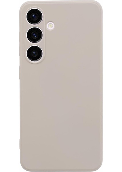Samsung Galaxy S24+ Yumuşak Dokunmatik Kılıf Fiber Astar Tpu Kauçuk Telefon Kapağı (Yurt Dışından)