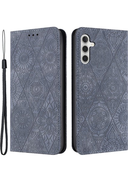 Samsung Galaxy S24+ Cüzdan Standı ile Baskılı Çiçek Deri Kapağı (Yurt Dışından) fiyatları