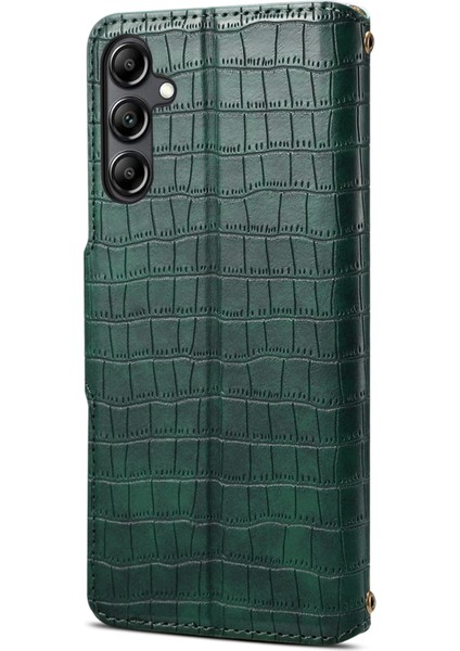 Samsung Galaxy S24 Deri Timsah Doku Telefon Stand Kapağı (Yurt Dışından) indirimleri