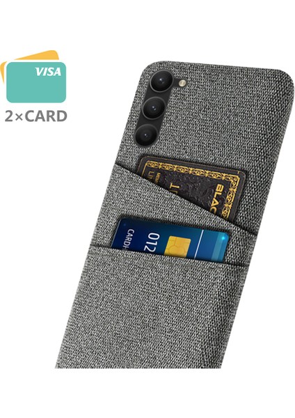 Samsung Galaxy S24 Çizgiye Dönem Anti-Slatch Telefon Kapağı Pc+Bez Kabuğu 2 Kart Yuvası (Yurt Dışından) fiyatları