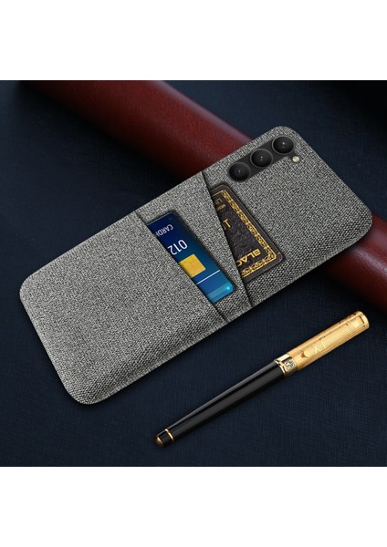 Samsung Galaxy S24 Çizgiye Dönem Anti-Slatch Telefon Kapağı Pc+Bez Kabuğu 2 Kart Yuvası (Yurt Dışından) indirimleri