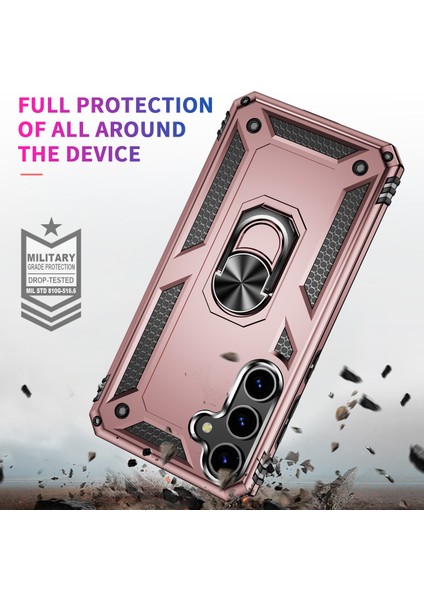 Samsung Galaxy S24+ Tpu+ Pc Telefon Kapağı Ring Kickstand ile (Yurt Dışından) fiyatları