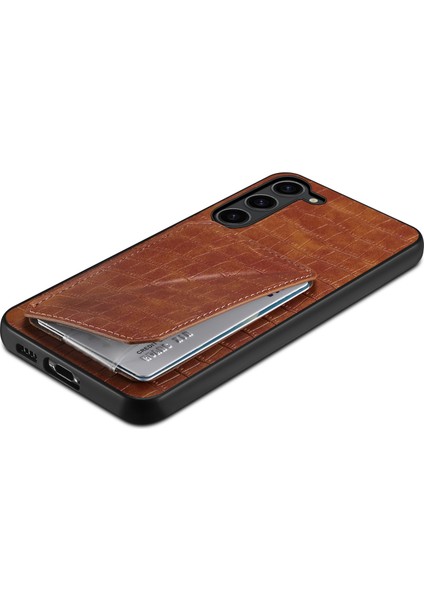 Samsung Galaxy S24 Cep Telefonu Kılıfı Gizli Kart Tutucu Deri+Pc+Tpu Kapak (Yurt Dışından) indirimleri