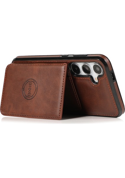 Samsung Galaxy S24 Pu Deri+Tpu Kickstand Cover (Yurt Dışından) fiyatları