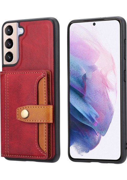 Samsung Galaxy S24+ Buzağı Doku Kartı Tutucu Pu Deri+ Tpu Kapak (Yurt Dışından) fiyatları