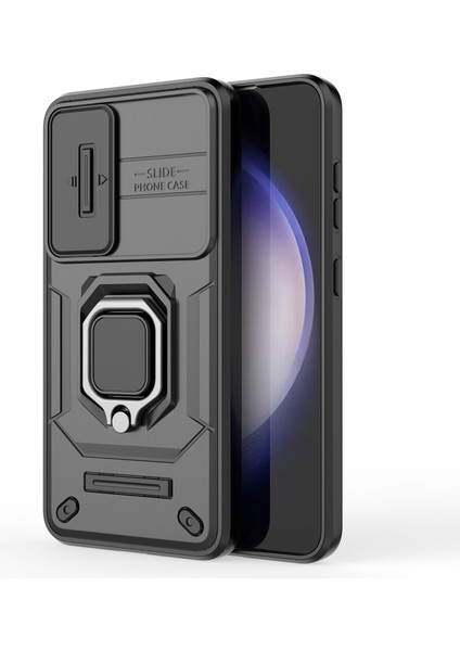 Samsung Galaxy S24 Shockproof Pc + Tpu Slayt Lens Kickstand Telefon Kapağı (Yurt Dışından) indirimleri