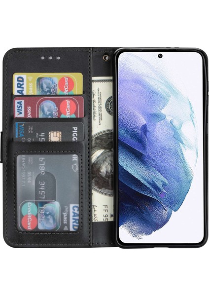 Samsung Galaxy S24+ Cüzdan Standı ile Zipper Cep Deri Kapağı (Yurt Dışından) fiyatları