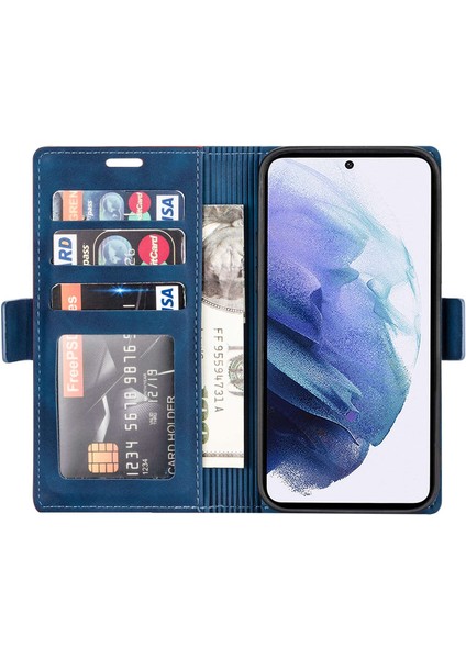 Samsung Galaxy S24+ Deri Çanta Telefon Kapağı (Yurt Dışından)
