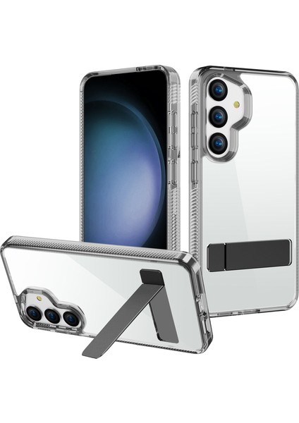 Samsung Galaxy S24 Back Cover Kickstand Tpu+Akrilik Koruyucu Kılıf (Yurt Dışından)