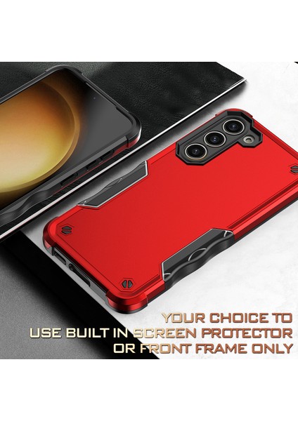 Samsung Galaxy S24+ Shockproof Cover Slip Anti-Slip S Geliştirilmiş Köşe (Yurt Dışından) modelleri