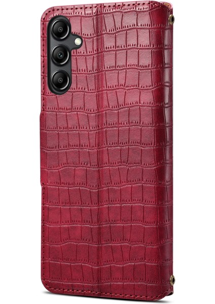 Samsung Galaxy S24 Deri Timsah Doku Telefon Stand Kapağı (Yurt Dışından) indirimleri