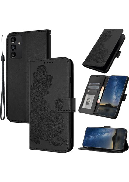 Samsung Galaxy S24 Deri Kılıf Cüzdan Telefon Stand Kapağı (Yurt Dışından)