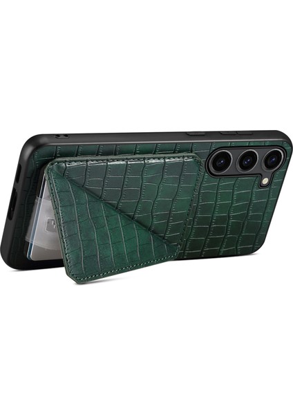 Samsung Galaxy S24 Cep Telefonu Kılıfı Gizli Kart Tutucu Deri+Pc+Tpu Kapak (Yurt Dışından) fırsatları