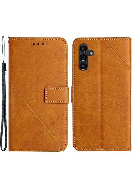 Samsung Galaxy S24 Cep Telefonu Kılıf Hattı Pu Deri Kapağı Kayışlı (Yurt Dışından)