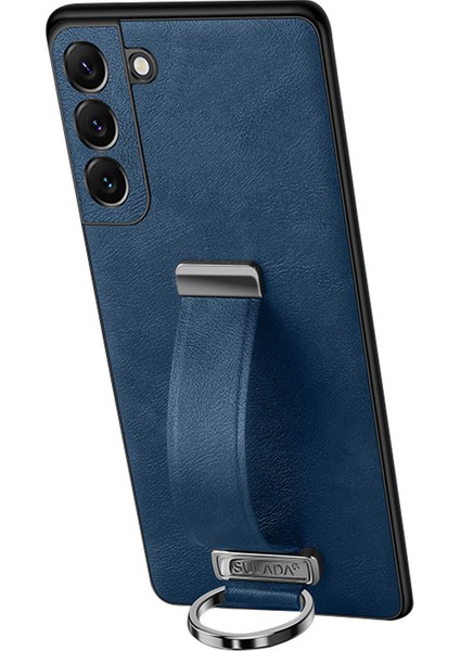 Samsung Galaxy S24 Şok Geçirmez Kickstand Telefon Kapağı El Kayışı ile (Yurt Dışından)