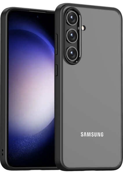 Samsung Galaxy S24 Kabuk Sabit Pc+Yumuşak Tpu Telefon Kapağı Için Şok Geçirmez Ince Kılıf (Yurt Dışından)