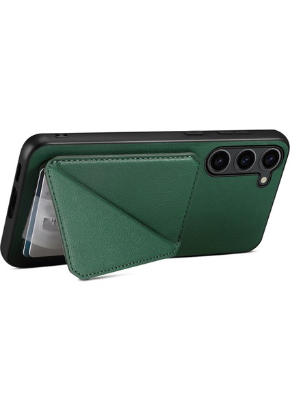Samsung Galaxy S24 Cep Telefonu Kılıfı Deri+Pc+Tpu Gizli Kart Tutucu ile Arka Kapak (Yurt Dışından) fırsatları