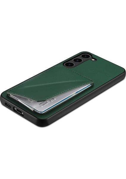 Samsung Galaxy S24 Cep Telefonu Kılıfı Deri+Pc+Tpu Gizli Kart Tutucu ile Arka Kapak (Yurt Dışından) indirimleri