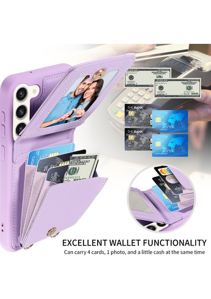 Samsung Galaxy S24 Pu+Tpu Rfıd Cüzdan ve Kickstand ile Telefon Kabuğu (Yurt Dışından) fırsatları
