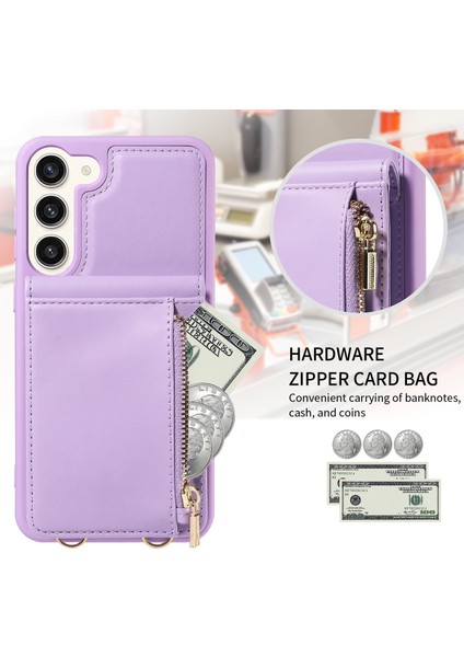 Samsung Galaxy S24 Pu+Tpu Rfıd Cüzdan ve Kickstand ile Telefon Kabuğu (Yurt Dışından) indirimleri
