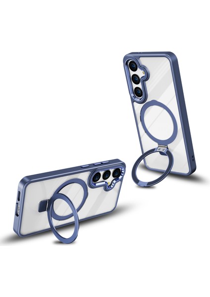 Samsung Galaxy S24 Shockproof Tpu+Akrilik Kickstand Telefon Kapağı Magsafe ile Uyumlu (Yurt Dışından) fırsatları