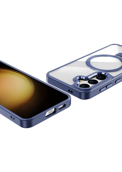 Samsung Galaxy S24 Shockproof Tpu+Akrilik Kickstand Telefon Kapağı Magsafe ile Uyumlu (Yurt Dışından) indirimleri