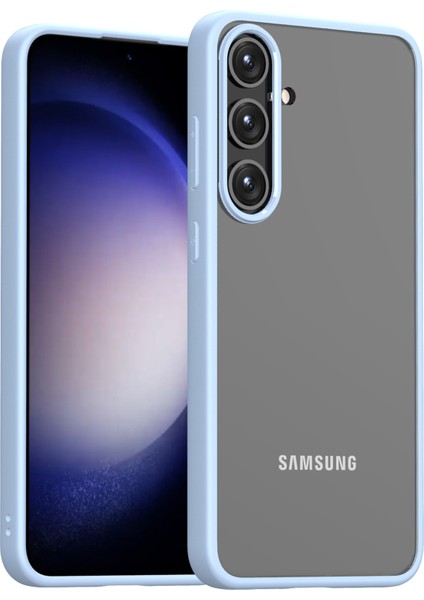 Samsung Galaxy S24 Kabuk Sabit Pc+Yumuşak Tpu Telefon Kapağı Için Şok Geçirmez Ince Kılıf (Yurt Dışından)