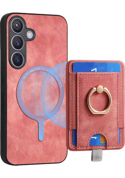 Samsung Galaxy S24 Kickstand Case Çıkarılabilir Manyetik Kart Tutucu Telefon Kapağı (Yurt Dışından) fiyatları