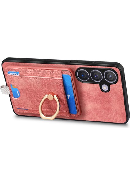 Samsung Galaxy S24 Kickstand Case Çıkarılabilir Manyetik Kart Tutucu Telefon Kapağı (Yurt Dışından) modelleri