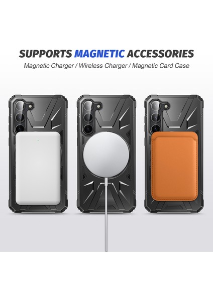 Samsung Galaxy S24 Manyetik Kılıf Tpu+Pc Koruyucu Kapak Ring Kickstand (Yurt Dışından) modelleri