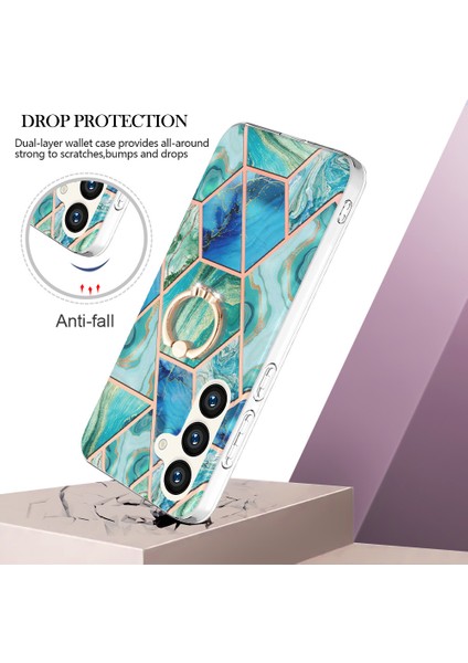 Samsung Galaxy S24 Tpu Case Kickstand Mermer Telefon Kapağı (Yurt Dışından) fiyatları
