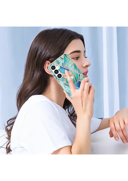 Samsung Galaxy S24 Tpu Case Kickstand Mermer Telefon Kapağı (Yurt Dışından) fırsatları