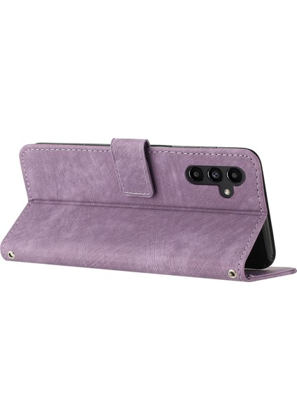 Samsung Galaxy S24 Pu Deri Dondu Baskılı Cep Telefonu Stand Kabuk Flip Case (Yurt Dışından) indirimleri