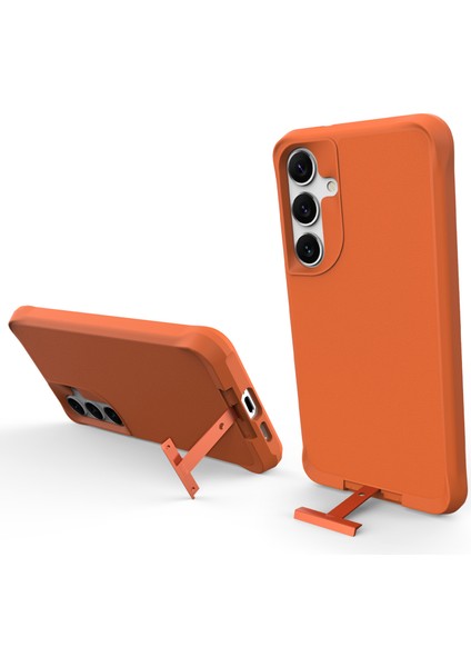 Samsung Galaxy S24 Manyetik Kılıf Anti-Çizelge Pc+Tpu Kickstand Telefon Kapağı (Yurt Dışından)