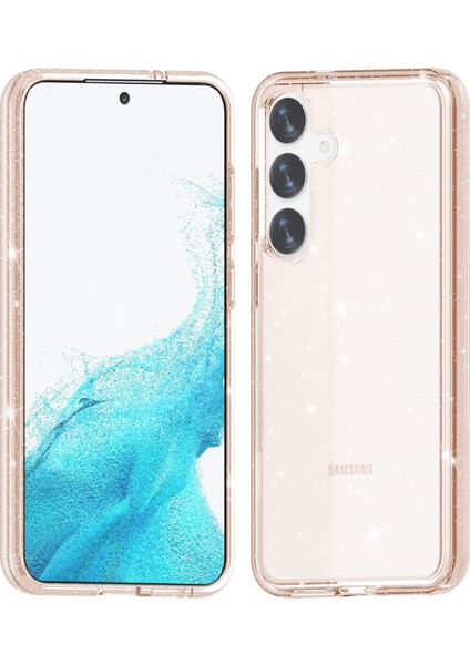 Samsung Galaxy S24 Çizgiye Karşı Çizelge Karşılıklı Parıltılı Telefon Kapağı (Yurt Dışından) fiyatları