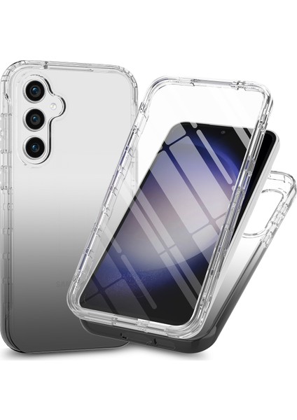 Samsung Galaxy S24+ Şeffaf Vaka Gradyan Telefon Kapağı (Yurt Dışından)