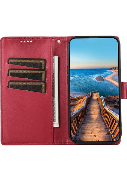Samsung Galaxy S24 Cep Telefonu Kılıfları Strap Baskı Pu Deri Kapağı (Yurt Dışından) fiyatları